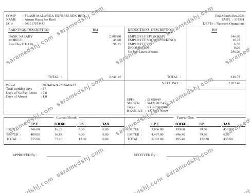 Flash Malaysia Express delivery services earnings template in Word and PDF formats.pdf, 1